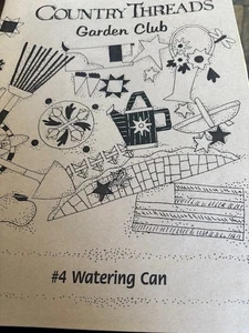COUNTRY THREADS GARDEN CLUB #4 WATERING CAN - Picture 1 of 2