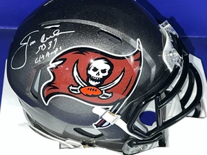 JON GRUDEN TAMPA BAY BUCCANEERS SB 37 CHAMPS  BECKETT AUTHEN SIGNED MINI HELMET - Picture 1 of 2