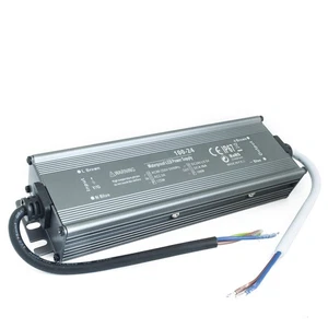 Alimentatore slim IP67 100W trasformatore stabilizzato da 230V a 24V 4A strisce - Imagen 1 de 4