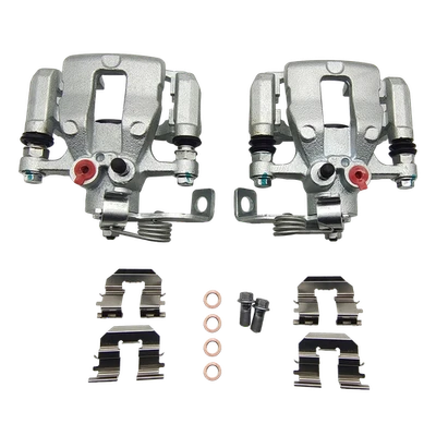 2Pcs Disc Brake Caliper w/ Bracket for Kia Rio 2012 2013-2017 Rear Left & Right - Image 1 of 4