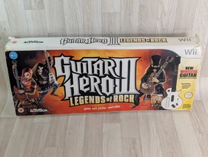 guitar hero guitar 3 Legends Of Rock wii - Gitarre Und Spiel Originalverpackt  - Bild 1 von 6