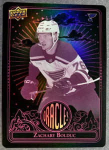 2024-25 Upper Deck Oracles #O-51 Zachary Bolduc St. Louis Blues RC - Foto 1 di 1