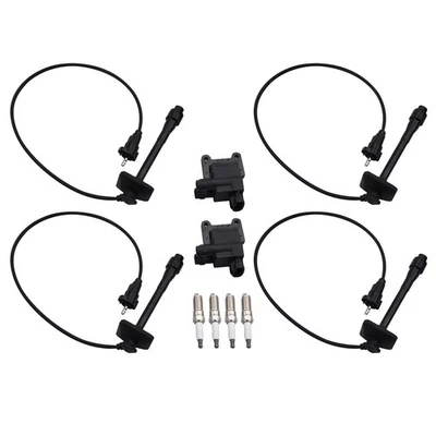 10Pcs Ignition Coils W/Spark Plugs&Wires Kit For Toyota Solara 1999-2001 UF180 - Image 1 of 4