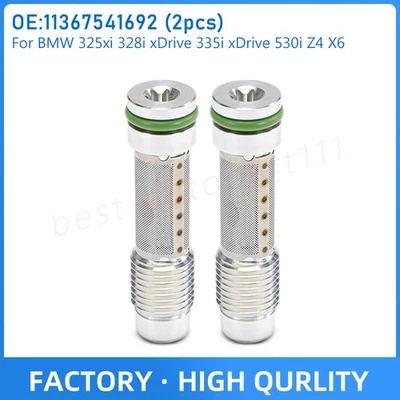 2PCS Variable Valve Timing Solenoid For BMW 325xi 328i xDrive 530i Z4 X6 E60 E90 - Image 1 of 4
