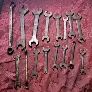 Antique Wrenches Cornwell Williams The Billings & Spencer Co Craftsman Lot Of 16 - Picture 1 of 23
