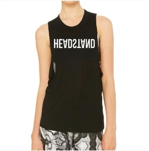 ALO YOGA Para Mujer Harley Muscle Tank Negro Atlético Acanalado Talla Pequeña - Imagen 1 de 12