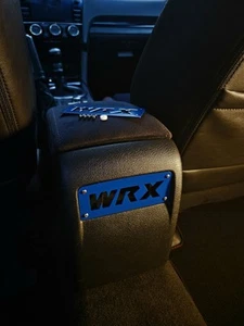 Subaru WRX Emblem Plate For Back Of Center Console Interior Customization '08-21 - Picture 1 of 3