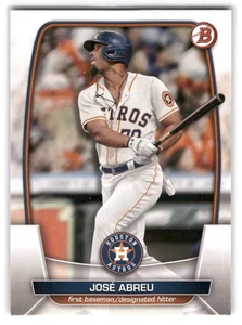 José Abreu 2023 Bowman Béisbol #67 Houston Astros - Imagen 1 de 2