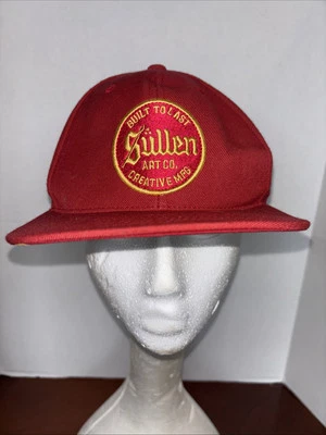 Sullen Art Collective Built to Last Tattoos Urban Scarlet Snapback Hat - Image 1 of 4