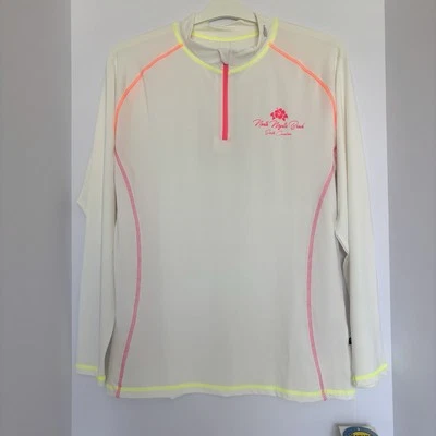 NWT Ladies Banana Boat Rash Guard UPF 50 XL White North Myrtle Beach Sun Protect - Image 1 of 4