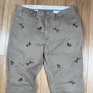 Polo Ralph Lauren Mallard Duck bestickt Bedford Chino Twill Hose Herren 35x34 - Bild 1 von 14