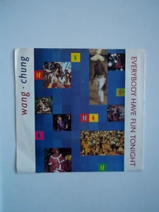WANG CHUNG Everybody Have Fun Tonight; The Early Yr 45 RPM Record 7" Single 1986 - Picture 1 of 6