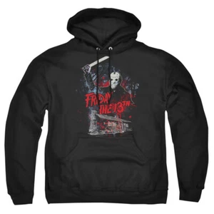 Friday The 13th "Cabin" Pullover Sudadera con Capucha, Sudadera o Camiseta Manga Larga - Imagen 1 de 9