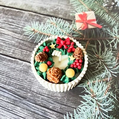 Vela de Natal decoração presente de Natal vela de inverno vela de Natal - Imagem 1 de 3