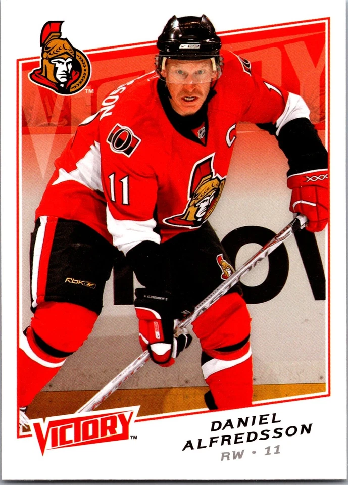 2008-09 Upper Deck Victory - #58 Daniel Alfredsson - Image 1 of 2