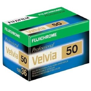 Fujifilm Fujichrome Velvia RVP 50 35mm 36 exp Roll FRESH 10/2023 Dating Fuji