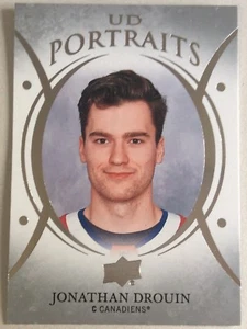 2018-19 JONATHAN DROUIN UD SERIES 1 UD PORTRAITS INSERT INSERT #P-2 CANADIENS - Picture 1 of 1