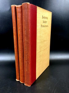 1886-1906 Set Bostonian Society Volume 1 2 3 William Blaxton ~ Boston - Picture 1 of 24