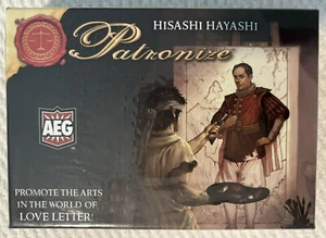 Patronize Card Game Brand NEW Sealed AEG 2014 Hisashi Hayashi Brain Game - Picture 1 of 4