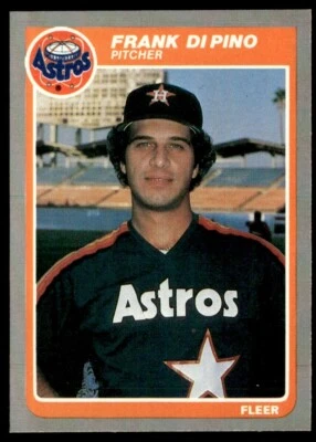 1985 Fleer #349 Frank DiPino Houston Astros - Image 1 of 2