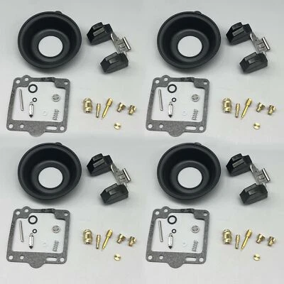 4x For Yamaha XS1100L XS1100S XS1100 Carburetor Repair Kit carb float Diaphragms - Image 1 of 4