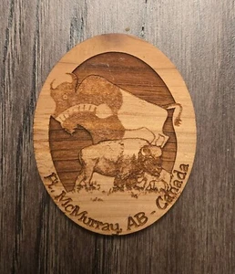 FORT McMURRAY ALBERTA - RARE SOUVENIR FRIDGE MAGNET FROM CANADA - Picture 1 of 1