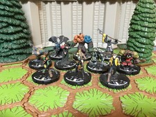 10 Figure Mixed Troll, Dwarf, Elf  Mage Knight Lot  D&D, Pathfinder, RPG, Clix