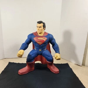 Mattel Large Justice League 13" Superman Movable Arms Auction Figure Toy - Picture 1 of 17
