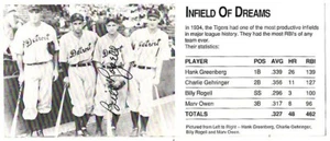 BILLY ROGELL Tigers ~ Vintage Autographed Postcard + Bonus - Picture 1 of 3