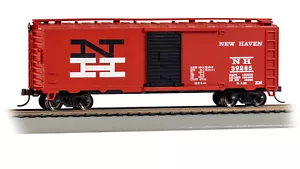 BACHMANN #16015 HO SCALE 40' NEW HAVEN #39285 BOX CAR RED NEW IN BOX - Picture 1 of 1