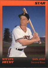 1989 San Jose Giants Star #13 Steven Hecht