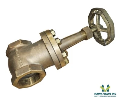 2-1/2 Bronze 200 NPT Rising Stem Bolted Bonnet Gate Valve Lunkheimer (Fig 2228) - Image 1 of 4