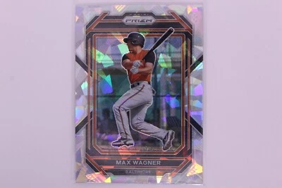 2023 Prizm Baseball MLB Max Wagner Silver Cracked Ice #164 Orioles - Image 1 of 2