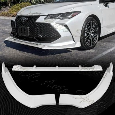 Parachoques delantero pintado blanco para Toyota Avalon 2019-2021 estilo STP alerón labio 3 piezas Foto 1 de 4