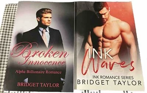 The Ink Waves Romance: & Broken Innocence Alpha Romance Both Have Entire Series - Picture 1 of 24