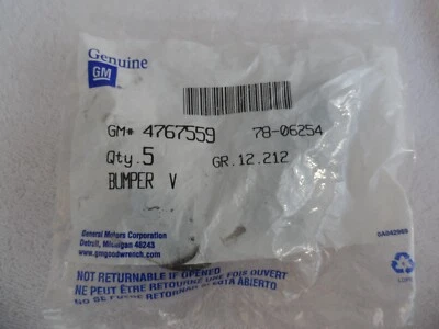 GM TRUNK LID BUMPERS CUTLASS 442 CHEVELLE SS GTO CAMARO NOVA SKYLARK NOS 4767559 - Image 1 of 4