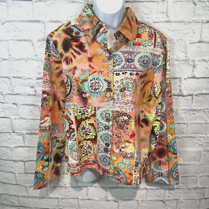 RAAKHEE Boho Artsy Damen Bluse Jacke Large Patchwork Festival Mandala Large - Bild 1 von 15