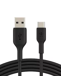 Belkin BoostCharge USB-C Cable (2M/6.6ft), USB-C to USB-A Cable, USB Type-C - Picture 1 of 8