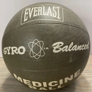Balón medicinal equilibrado Everlast Gyro 6 lb verde impermeable ejercicio físico BONITO - Imagen 1 de 12