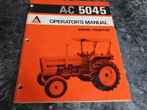 Tractor diésel manual de operador Allis Chalmers AC 5045 - Imagen 1 de 1