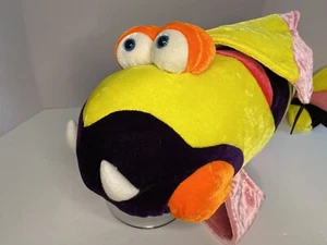BJ Toys Peluche Pez Tropical Payaso Rayas Naranja Negro Lazo Colgante - Imagen 1 de 10