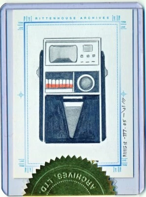 Star Trek TOS Art & Images Tricorder Sketch by Steven Miller Case Topper #NNO - Image 1 of 2