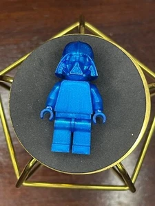 Lego Minifigure Prototype Star Wars Darth Vader Monochrome Satin Blue - Imagen 1 de 8