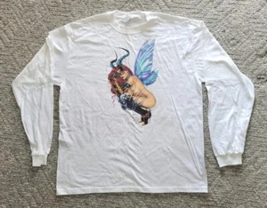 Tarot Bruja de la Rosa Negra Camiseta Manga Larga XL - NOS - Imagen 1 de 13