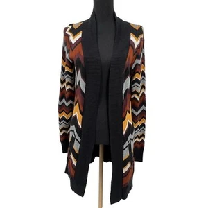 Cárdigan Chevron Missoni Target Aniversario Marrón Dorado Negro Med - Imagen 1 de 5