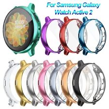 Electroplate For Samsung Galaxy Watch Active 2 Screen Protector TPU Watch Case