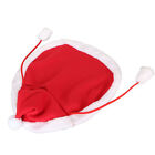 (S)Christmas Pet Cape Fur Ball Red And White Christmas Poncho For Pets Christmas