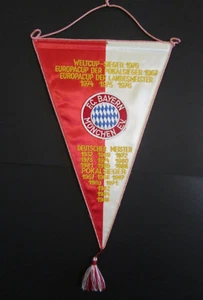 Wimpel FC Bayern München , Maß: 33 x 22 cm - Bild 1 von 4