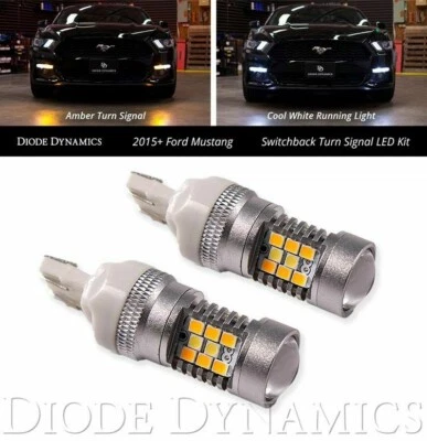 Bombillas de señal de giro LED Switchback de diodo dinámico para Ford Mustang 2015-2017 Foto 1 de 4