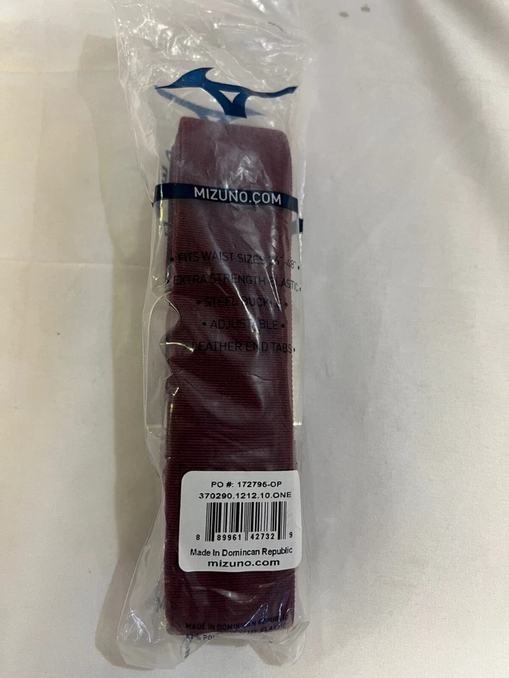 Mizuno Classic Elastic Baseball/Softball Belt Adult - White